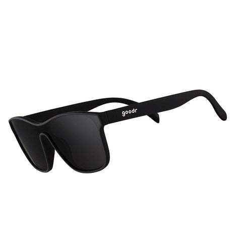 Rare Air Discs "The Future Is Void" VRG Premium sunglasses shown, featuring sleek black frame and tinted lenses.