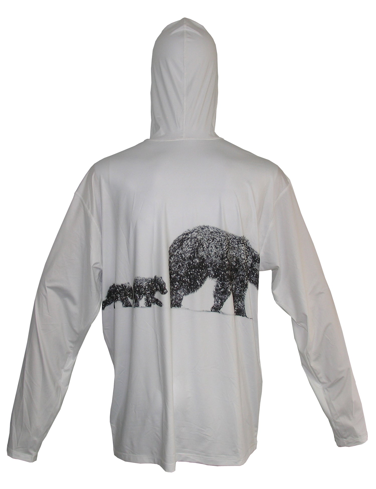 Three Bears Sun Protective Wildlife Graphic Hoodie - OVERLANDERS Outfitter