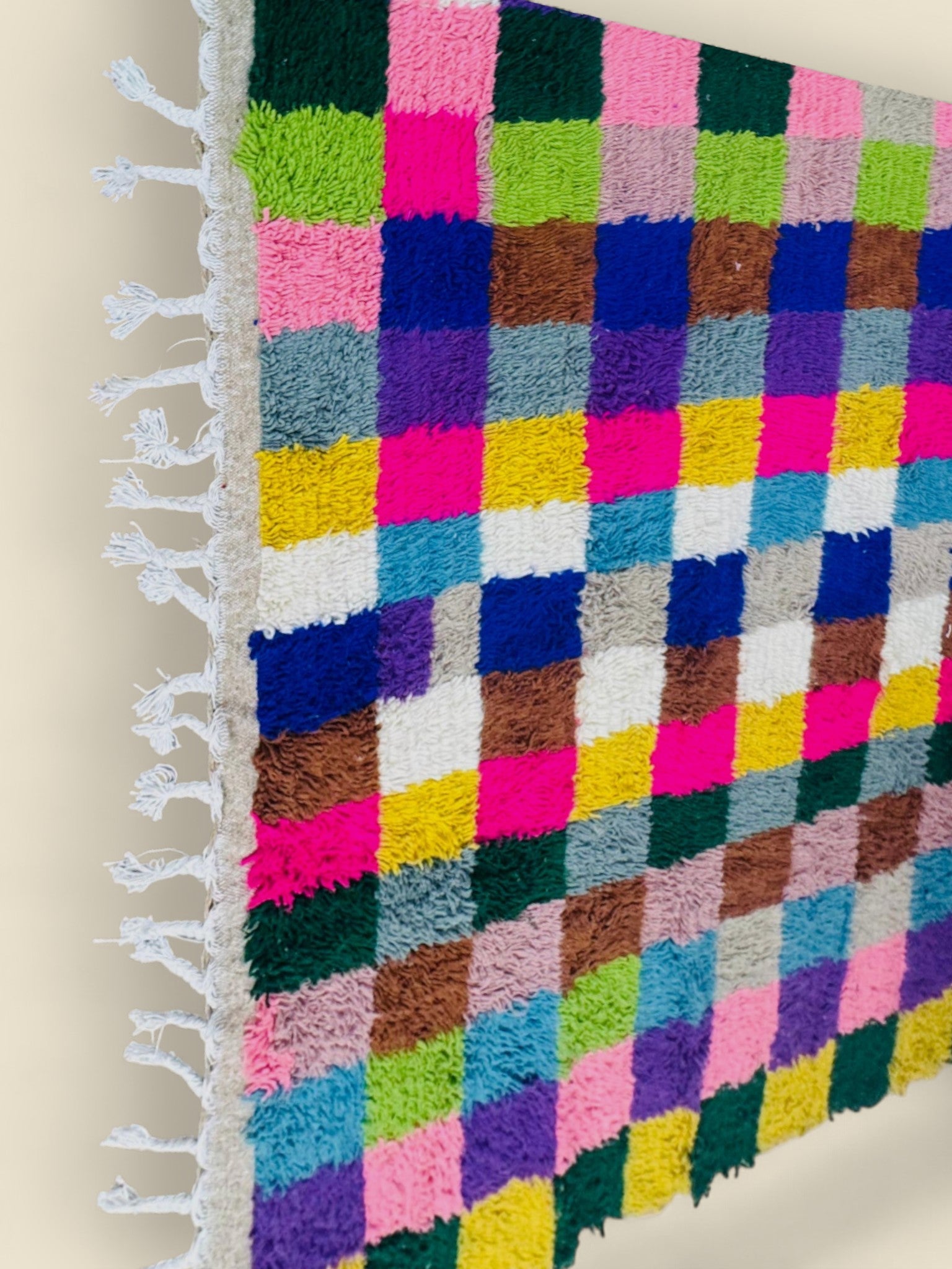 Vibrant Tilawin Rug – Colorful Moroccan Berber Floor Art - We The Collective
