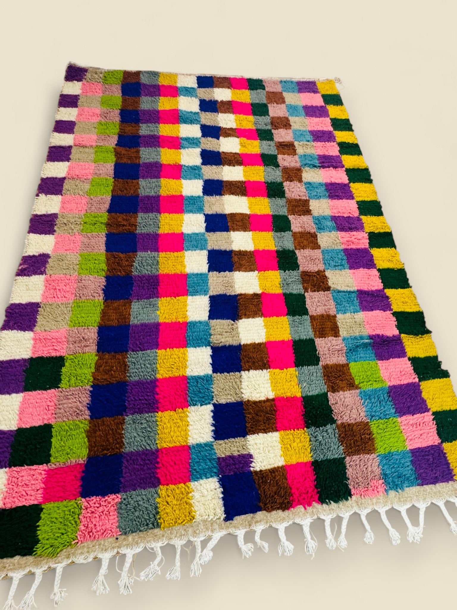 Vibrant Tilawin Rug – Colorful Moroccan Berber Floor Art - We The Collective