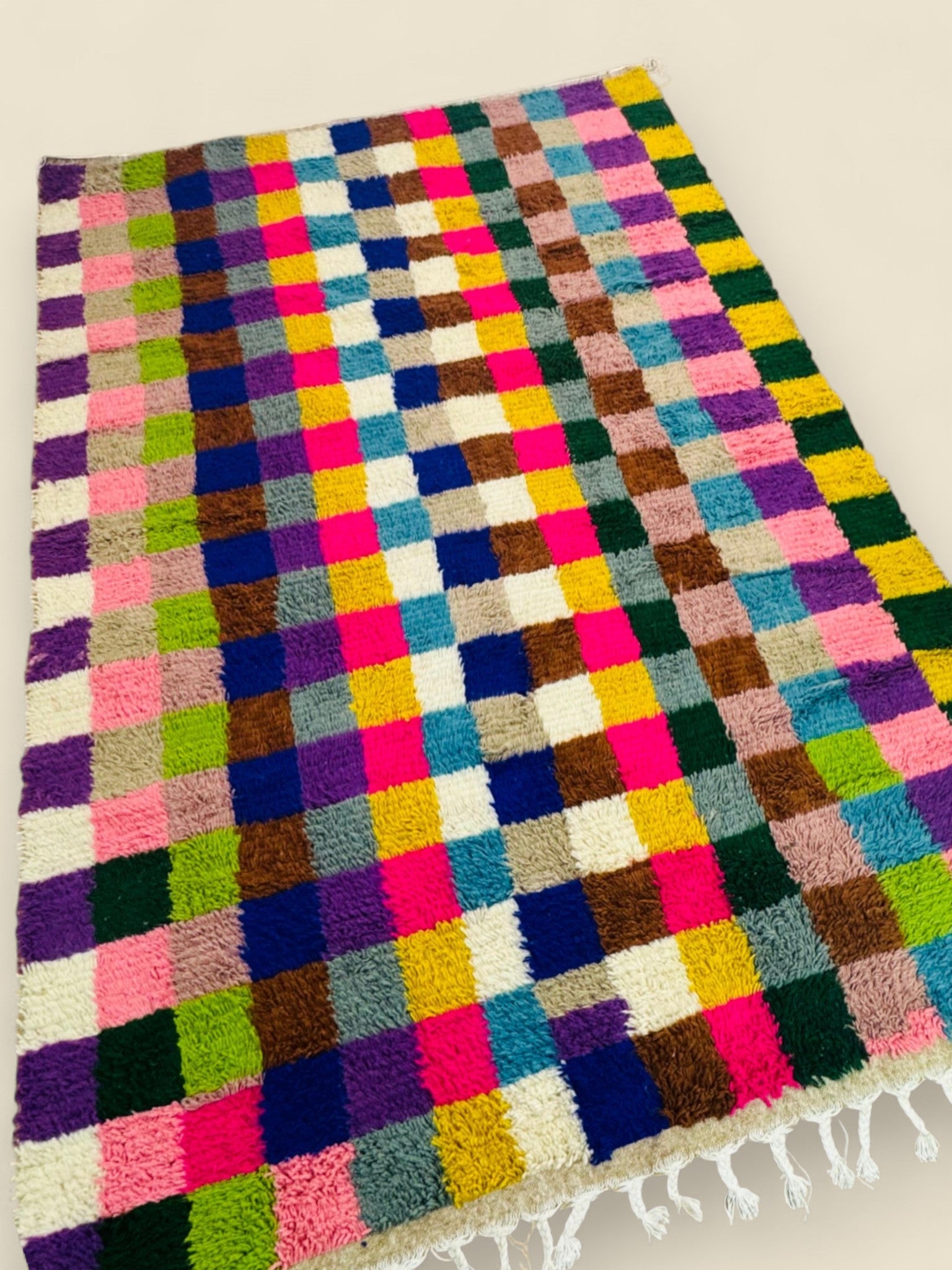 Vibrant Tilawin Rug – Colorful Moroccan Berber Floor Art - We The Collective
