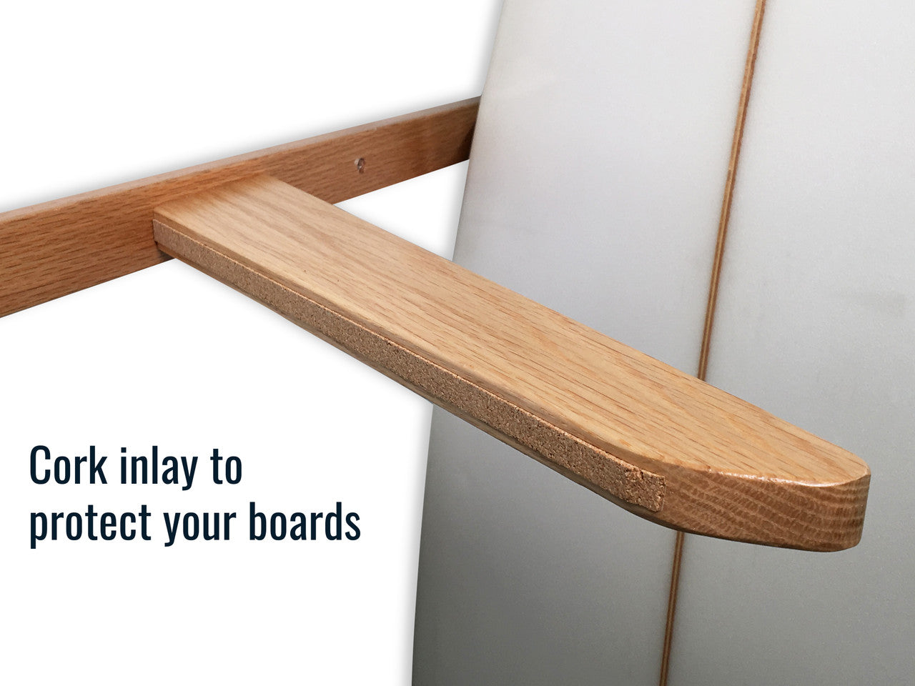 Holden Beach Surfboard Storage Vertical Wood Rack | Holds 6 Surfboards - OVERLANDERS Outfitter