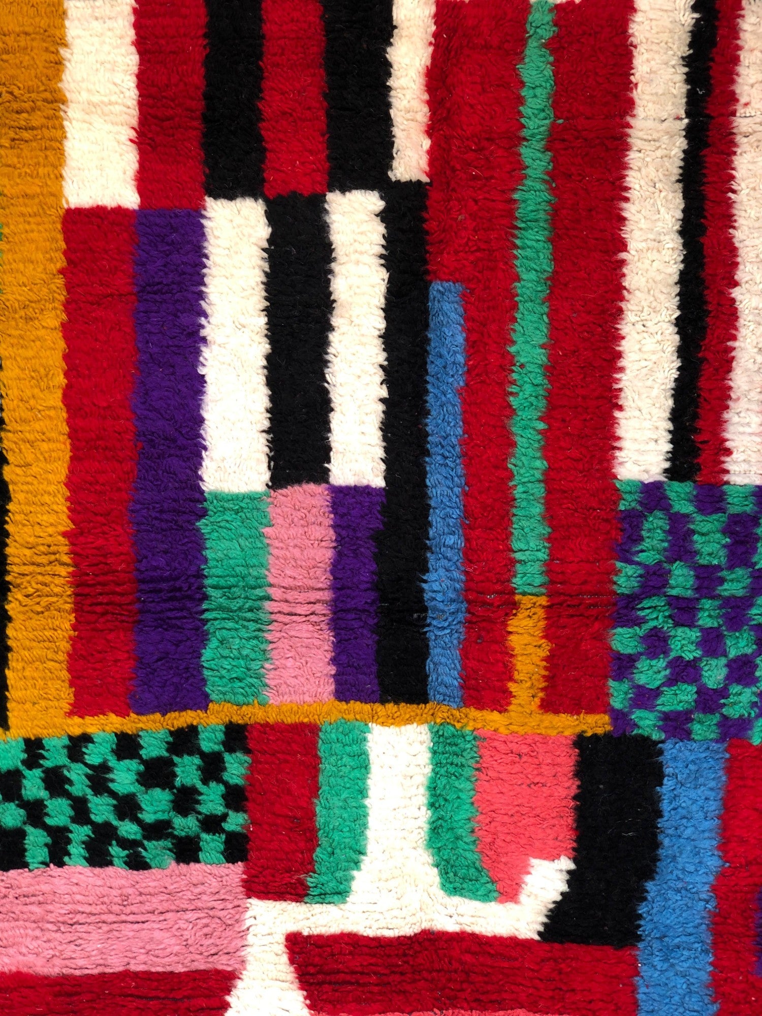 Timlilit Handmade Rug-  Moroccan Wool Rug - We The Collective