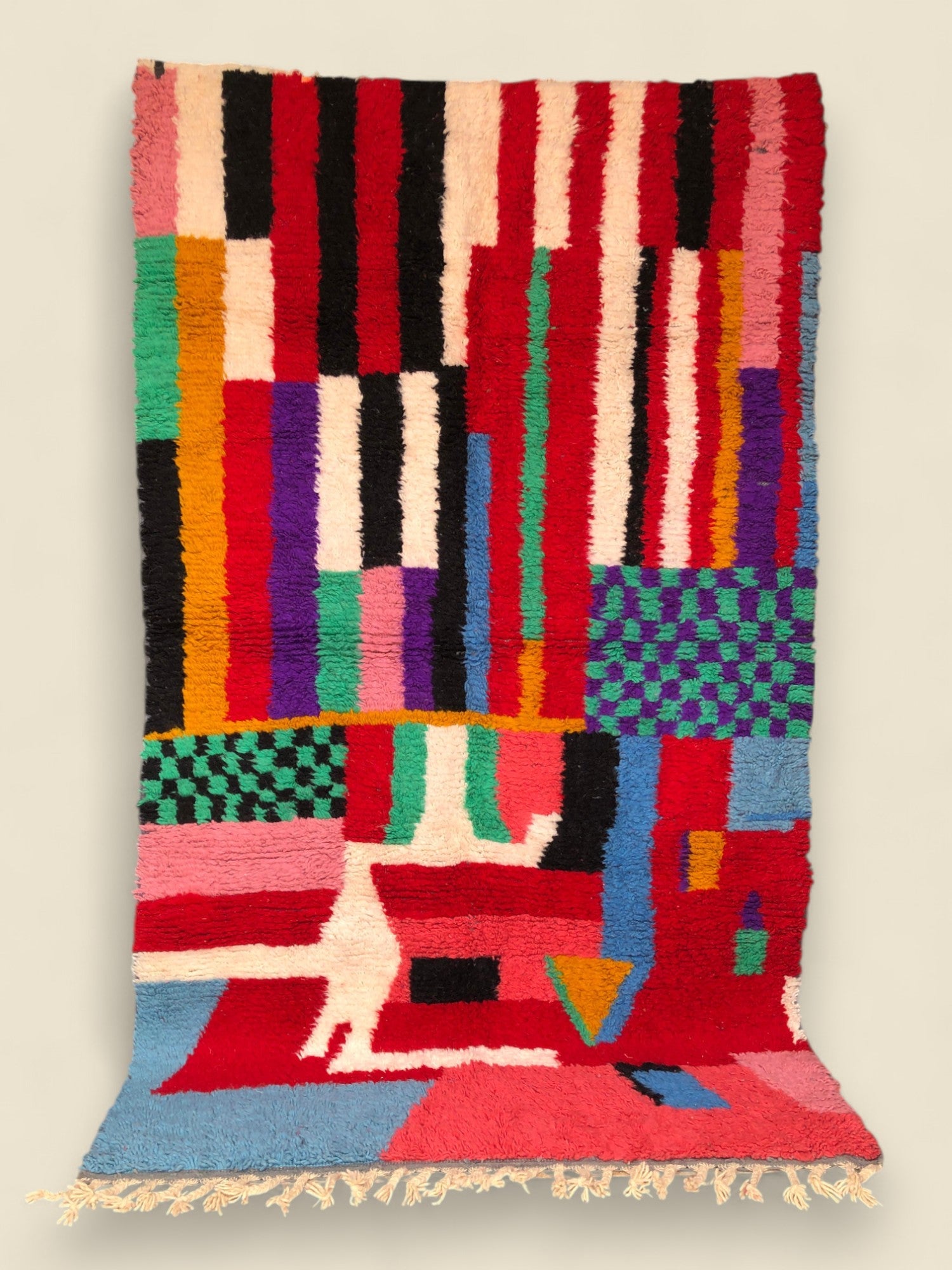 Timlilit Handmade Rug-  Moroccan Wool Rug - We The Collective