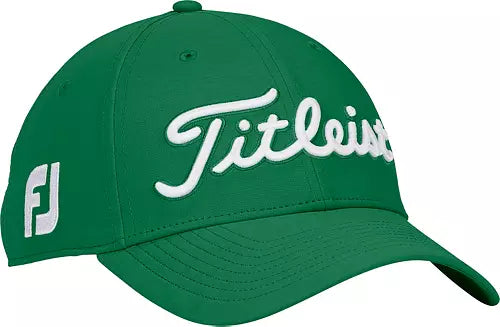 Titleist men's tour performance golf hat by ParWestGolf, featuring a classic design and adjustable fit for comfortable play.