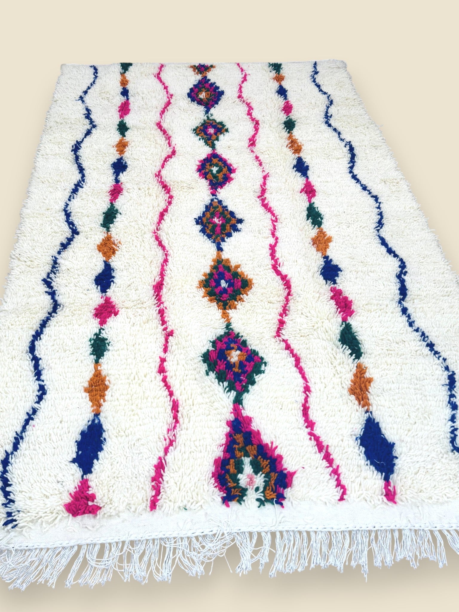 Moroccan Wool Area Rug – Tiziriwen Tribal Design - We The Collective