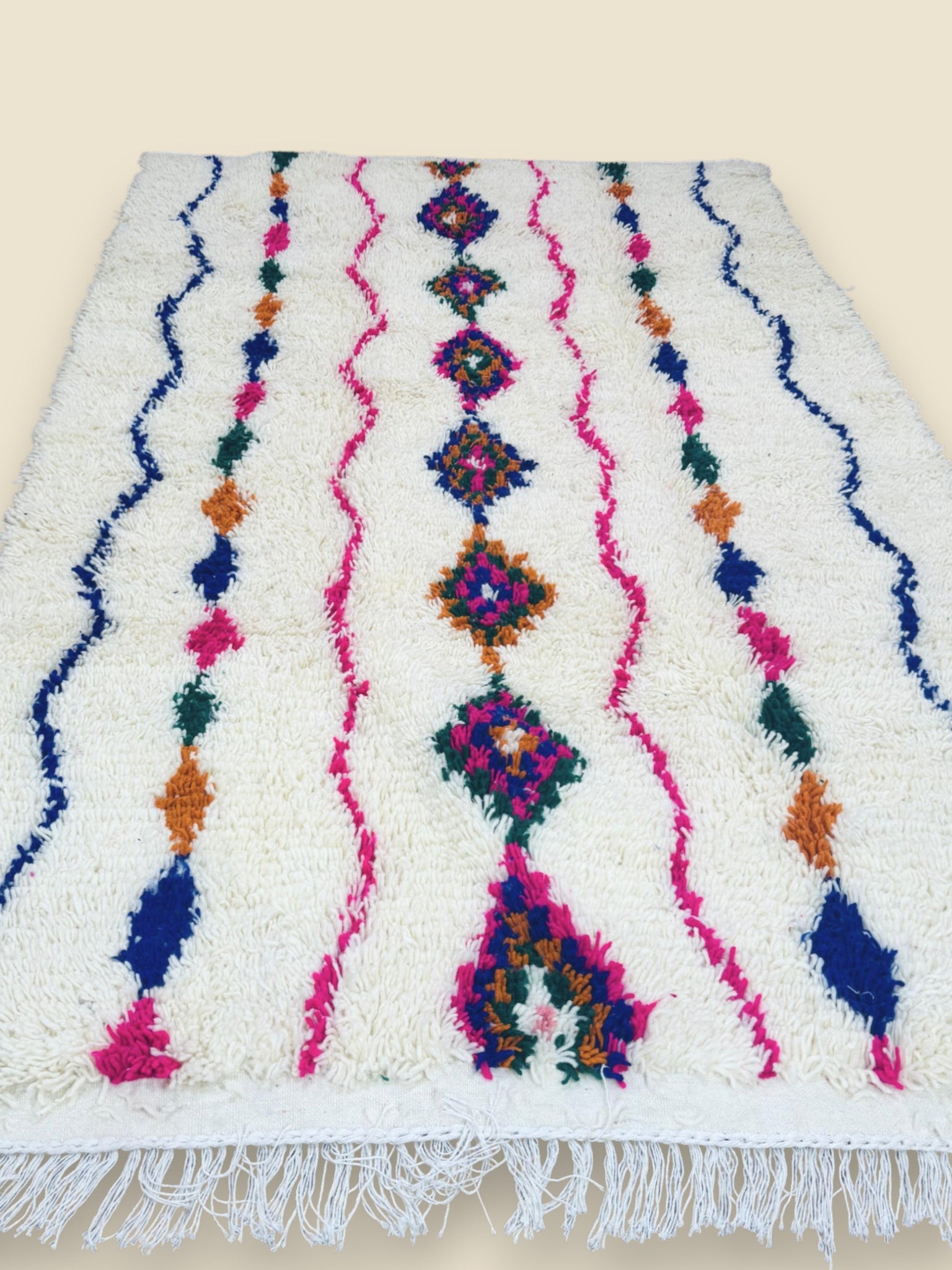 Moroccan Wool Area Rug – Tiziriwen Tribal Design - We The Collective