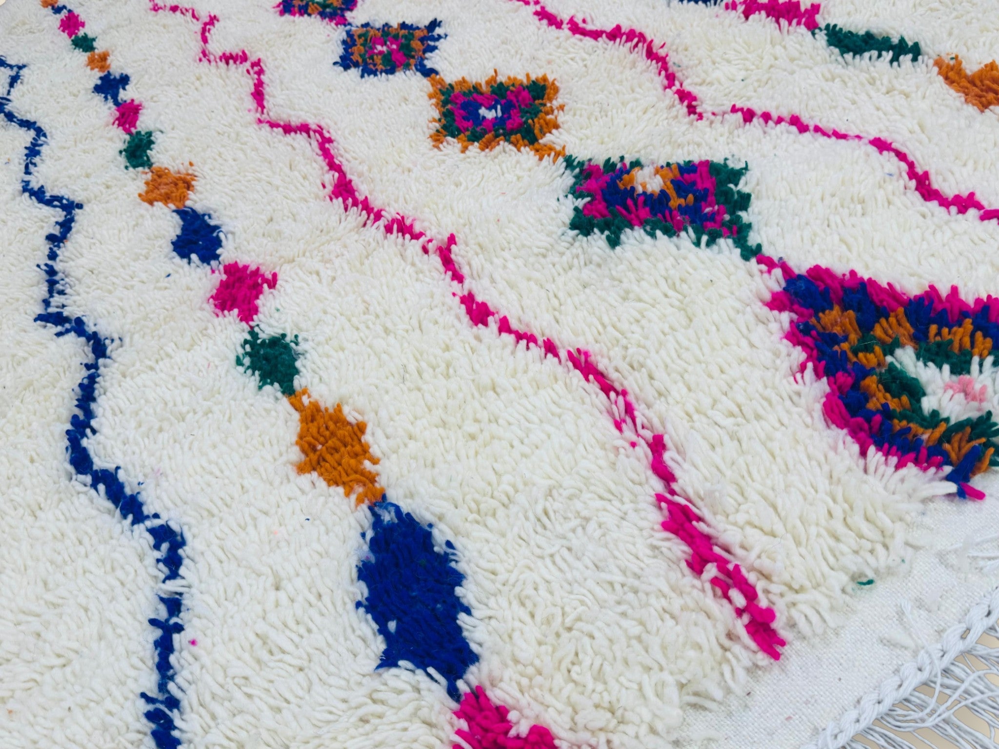 Moroccan Wool Area Rug – Tiziriwen Tribal Design - We The Collective