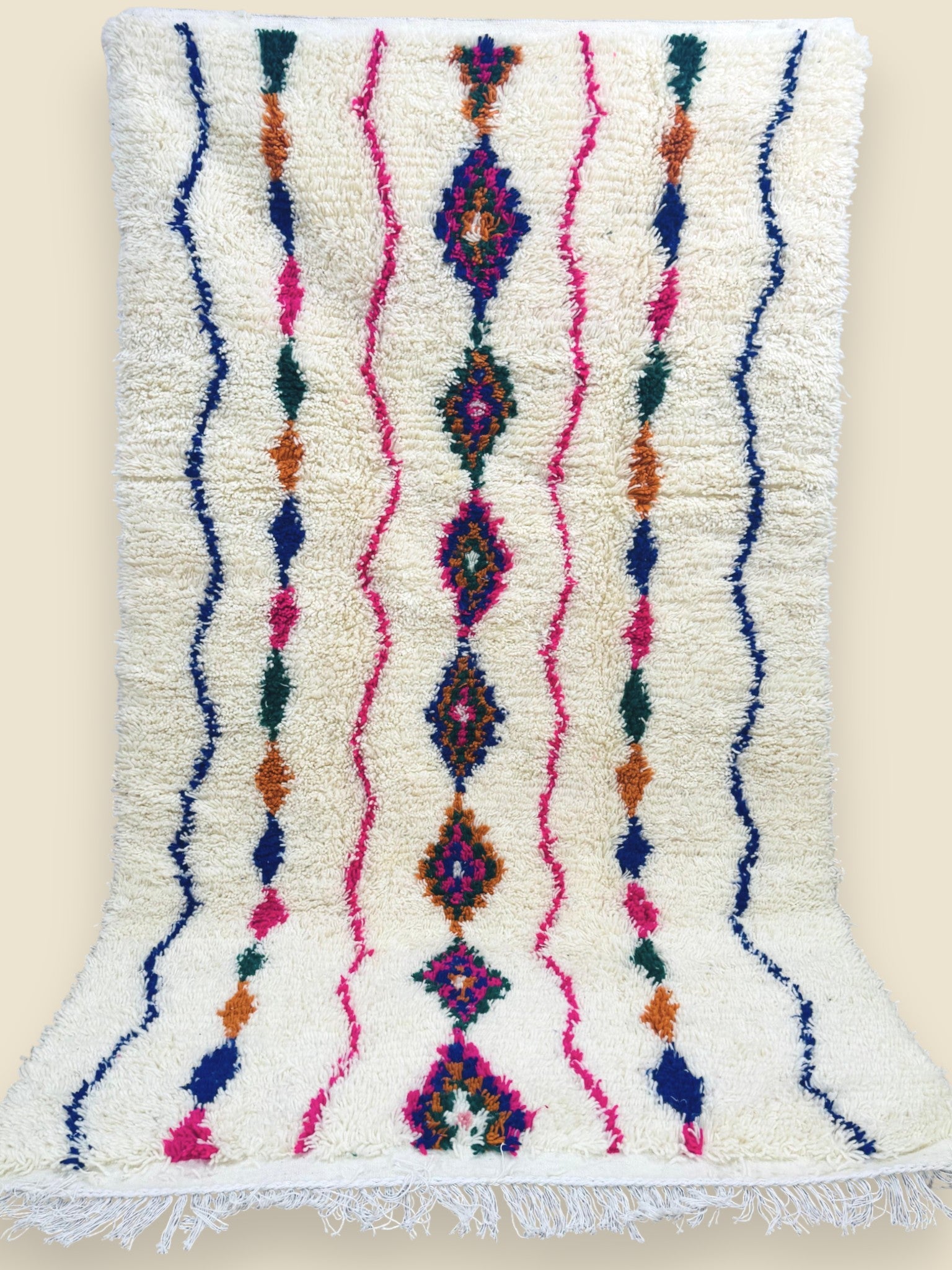 Moroccan Wool Area Rug – Tiziriwen Tribal Design - We The Collective
