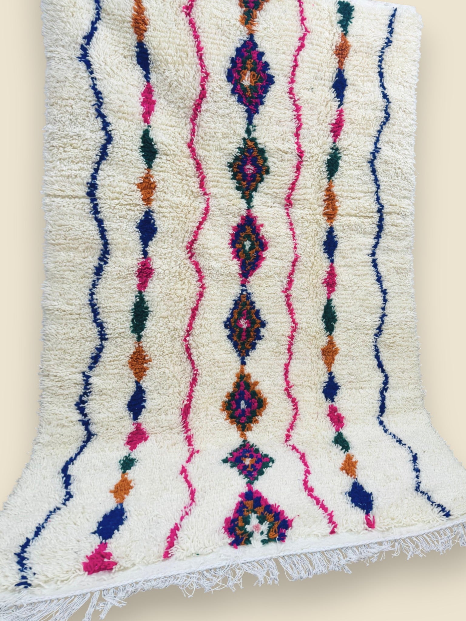 Moroccan Wool Area Rug – Tiziriwen Tribal Design - We The Collective