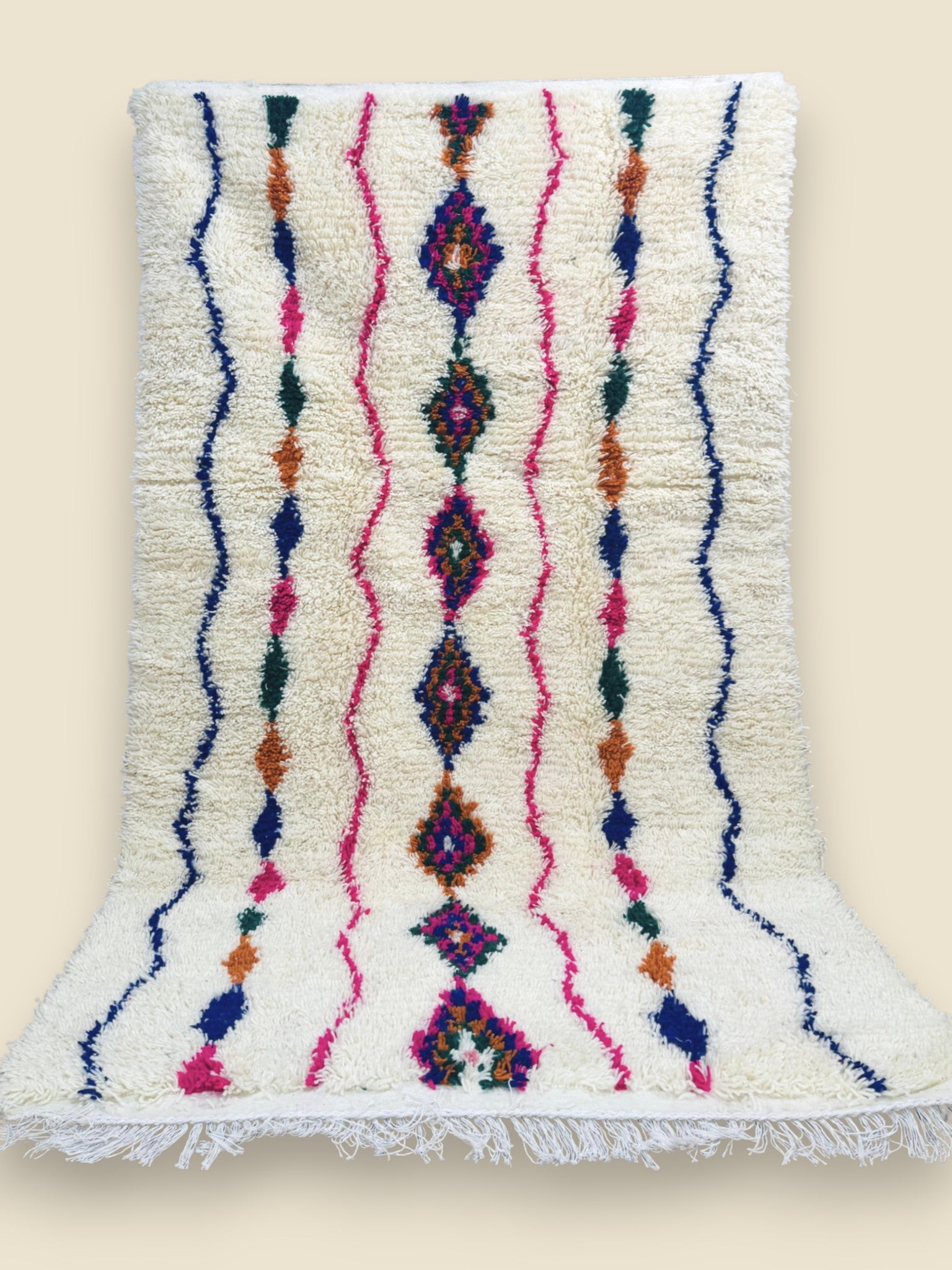 Moroccan Wool Area Rug – Tiziriwen Tribal Design - We The Collective