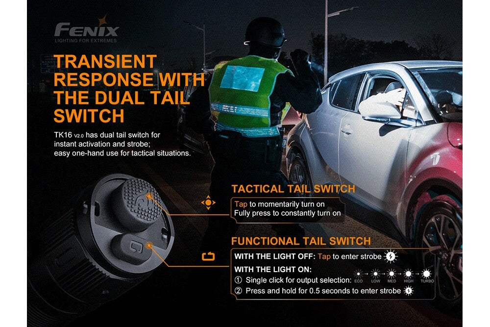 Fenix TK16 V2.0 Tactical Flashlight - 3100 Lumens - We The Collective