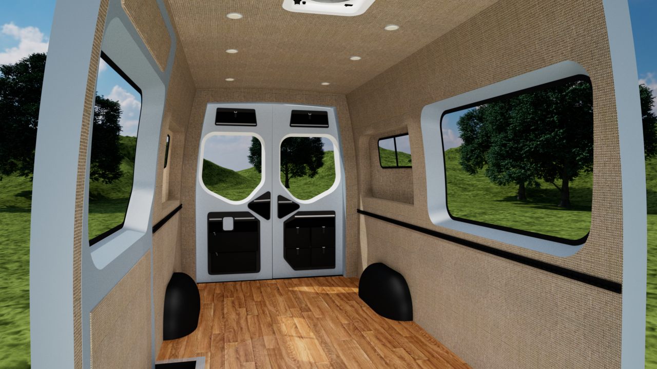 Mercedes Sprinter 144" Low Roof Interior Panel Kit - OVERLANDERS Outfitter