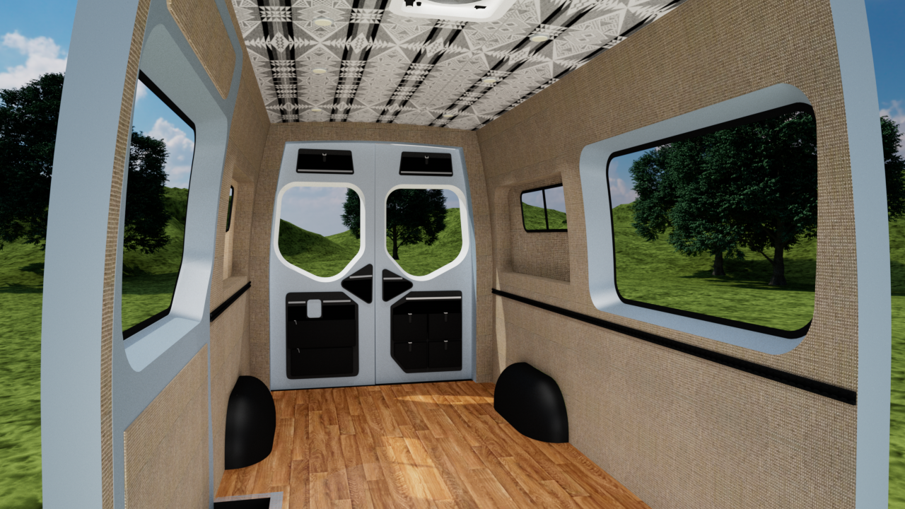 Mercedes Sprinter 144" Low Roof Interior Panel Kit - OVERLANDERS Outfitter