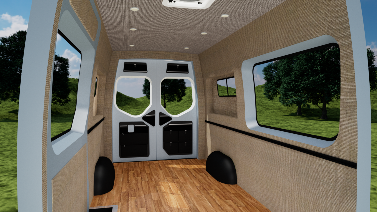Mercedes Sprinter 170" Extended High Roof Interior Panel Kit - OVERLANDERS Outfitter
