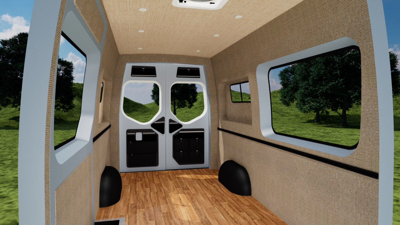Mercedes Sprinter 144" Low Roof Interior Panel Kit - OVERLANDERS Outfitter