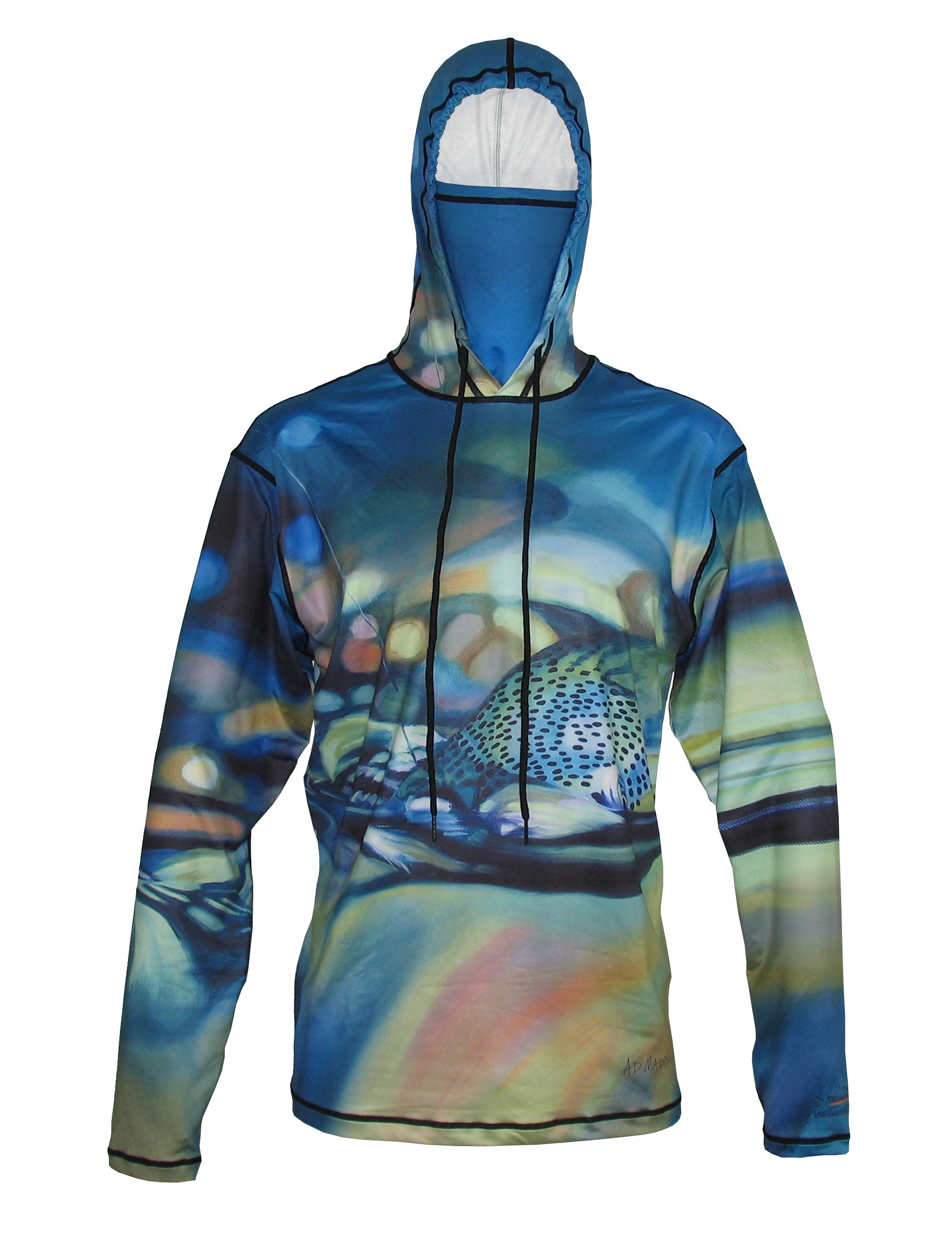 Front view of Cognito Brands' Took The One graphic fishing hoodie from Sunpro Hoodies, featuring a bold design on the chest.