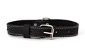 Traditional Black Leather Dog Collar - OVERLANDERS Outfitter