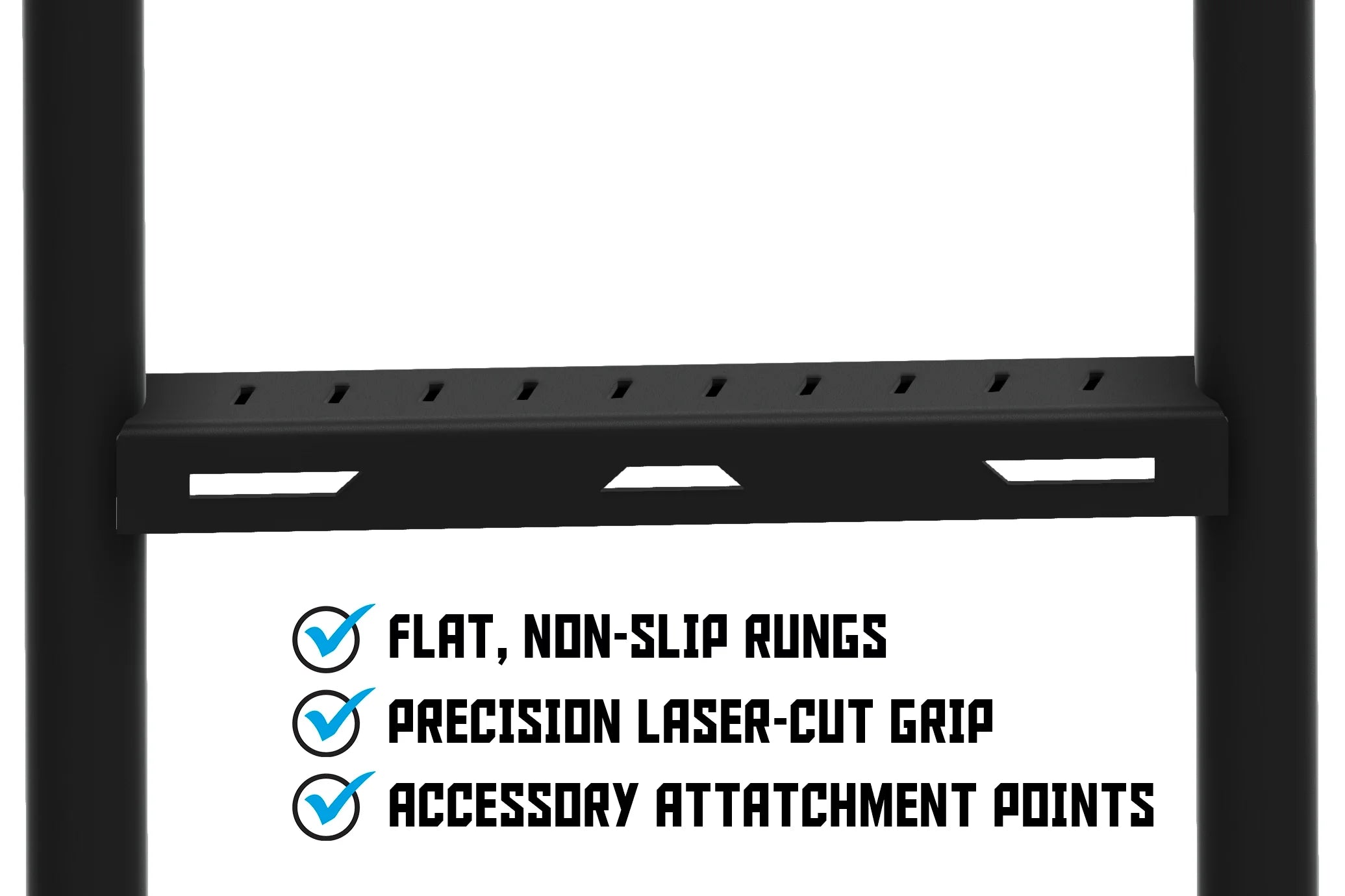 Orion Van Gear Sprinter Side Ladder for 2007+ high roof vans, sturdy aluminum ladder with side mounting for easy roof access.