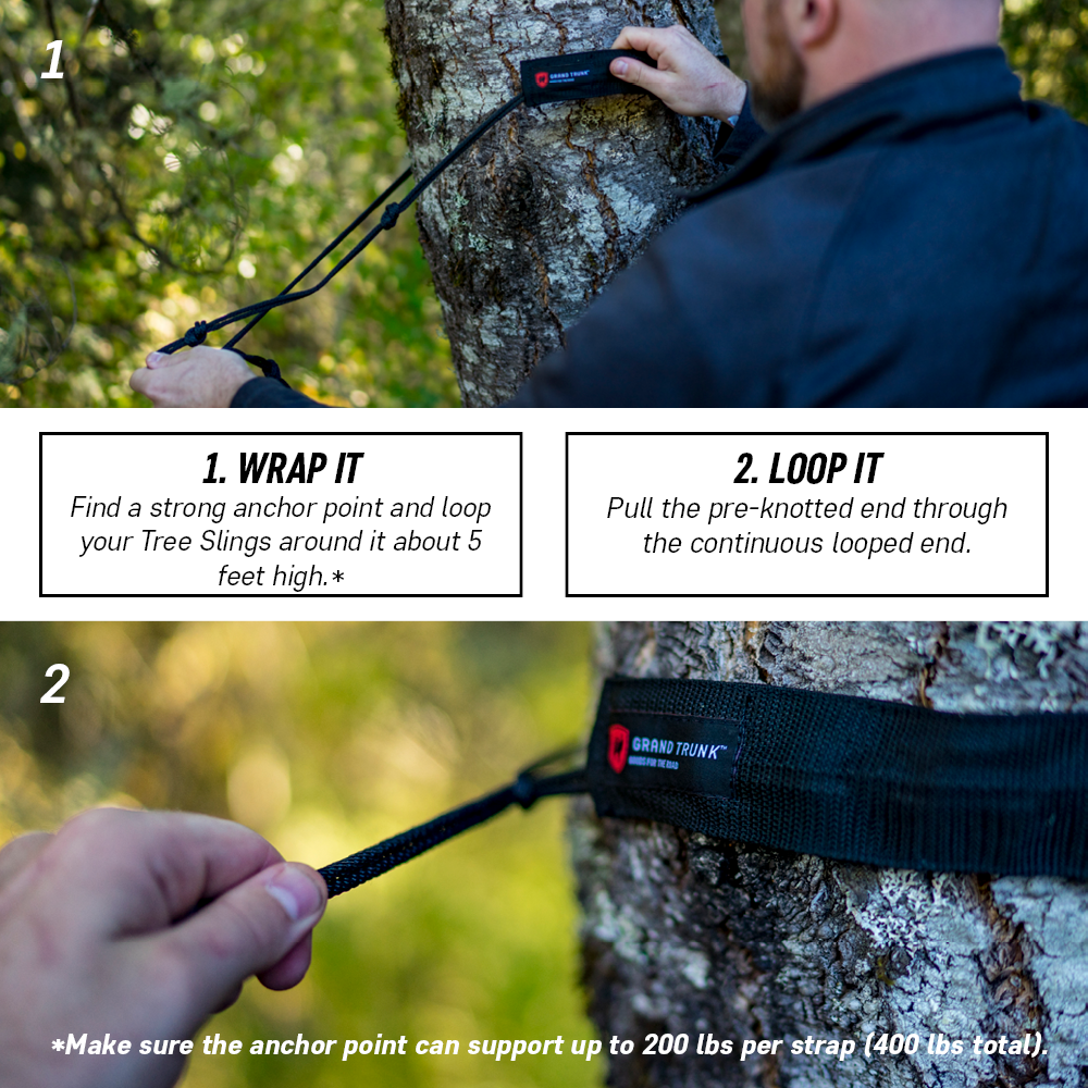 Tree Slings Hammock Hanging Kit - OVERLANDERS Outfitter