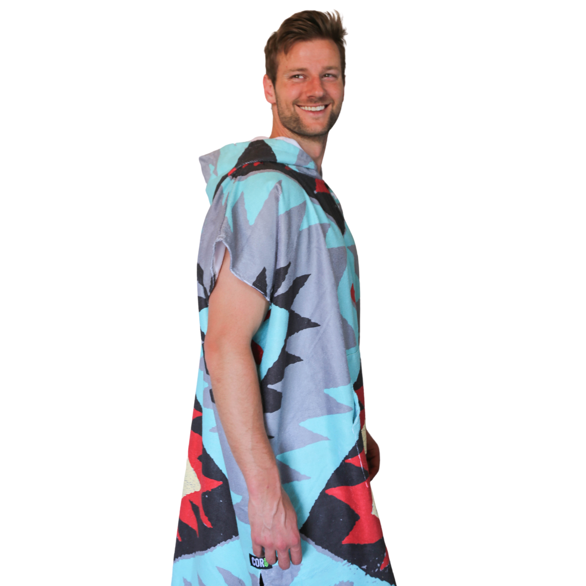 Changing Towel Poncho by COR Surf - Tribal-Tech (Large) - OVERLANDERS Outfitter
