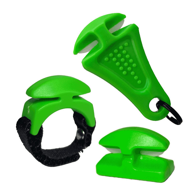 Line Cutterz Triple Play fishing line cutter combo pack with three compact, durable cutters ideal for fishing and tackle use.
