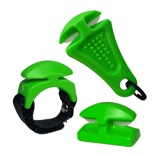 Line Cutterz Triple Play fishing line cutter combo pack with three compact, durable cutters ideal for fishing and tackle use.