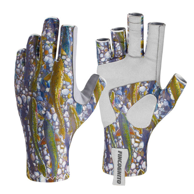 Fin-Flank Trout Dreams Sun Gloves - OVERLANDERS Outfitter