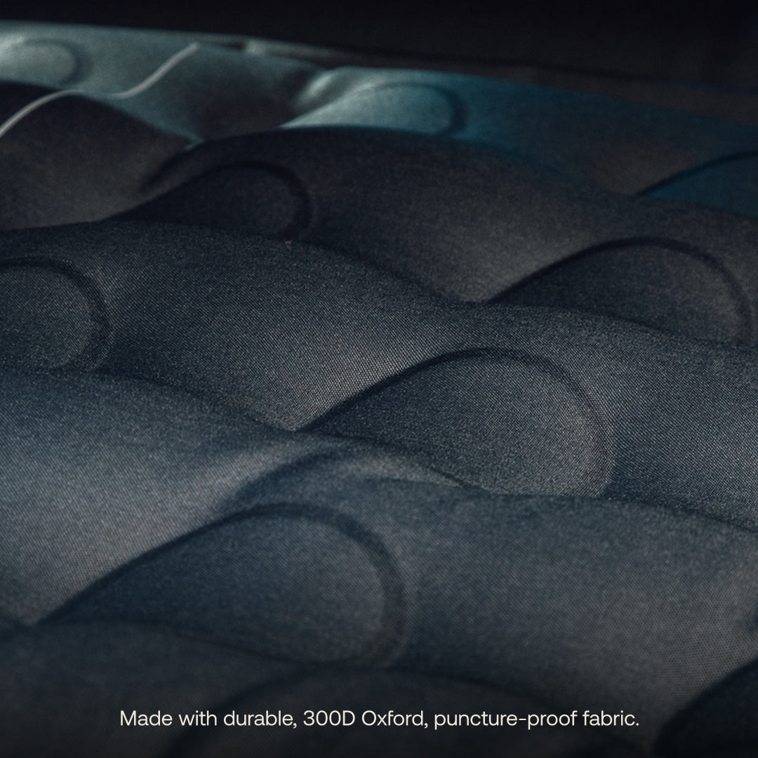 Luno® AIR Truck Bed Mattress for mid-size 5ft truck beds, featuring a comfortable, inflatable design for outdoor adventures.