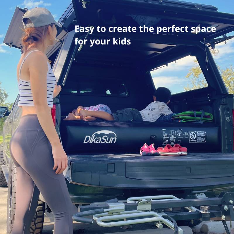 DikaSun 6.0-6.5 FT Full Size Pickup Truck Bed Air Mattress,Black - OVERLANDERS Outfitter