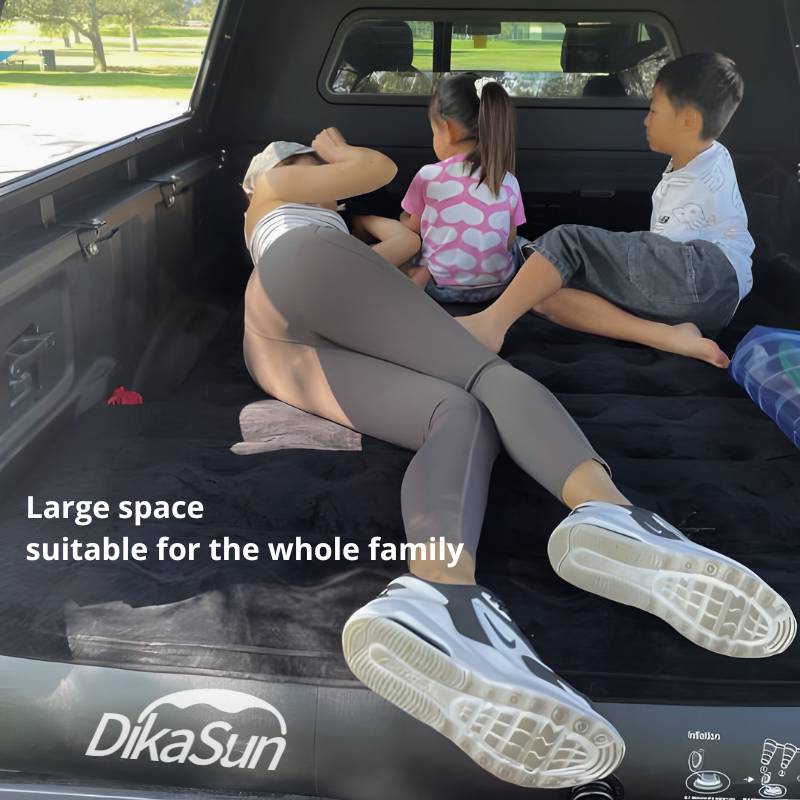 DikaSun 6.0-6.5 FT Full Size Pickup Truck Bed Air Mattress,Black - OVERLANDERS Outfitter