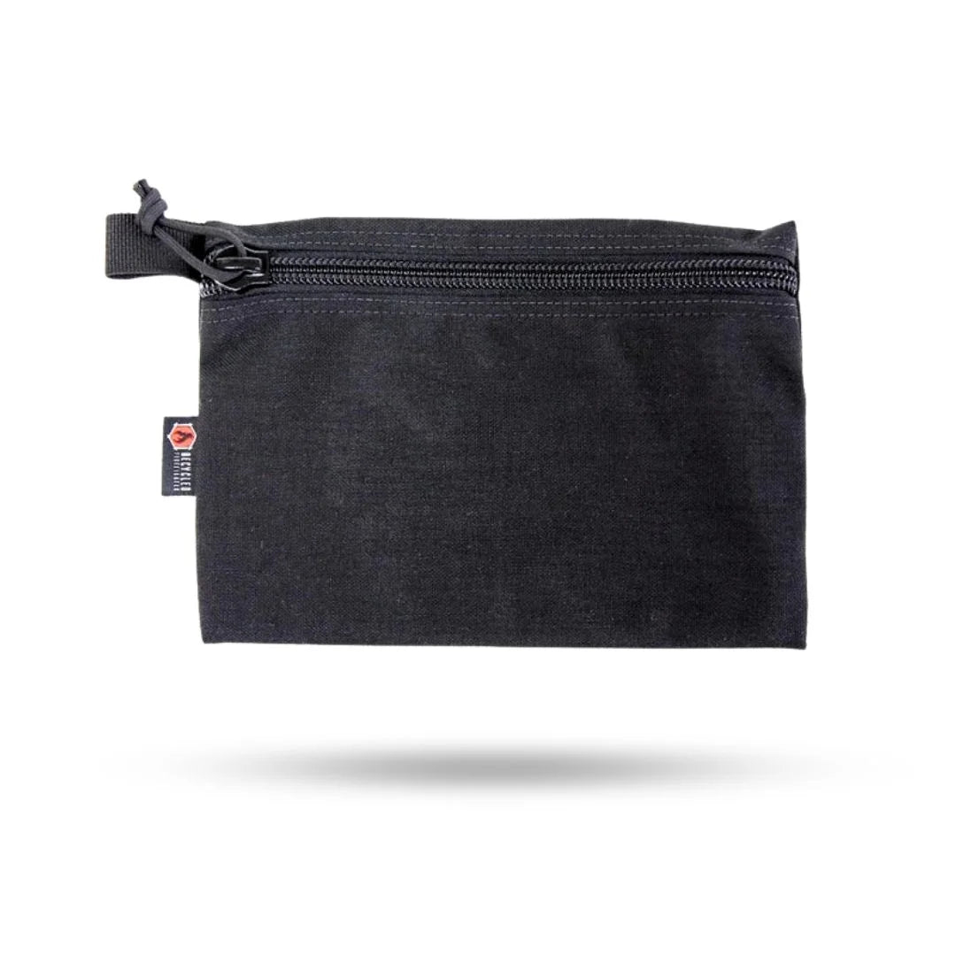 Large Recycled Firefighter Truckie bag made of durable black Cordura fabric, designed for outdoor and travel use.