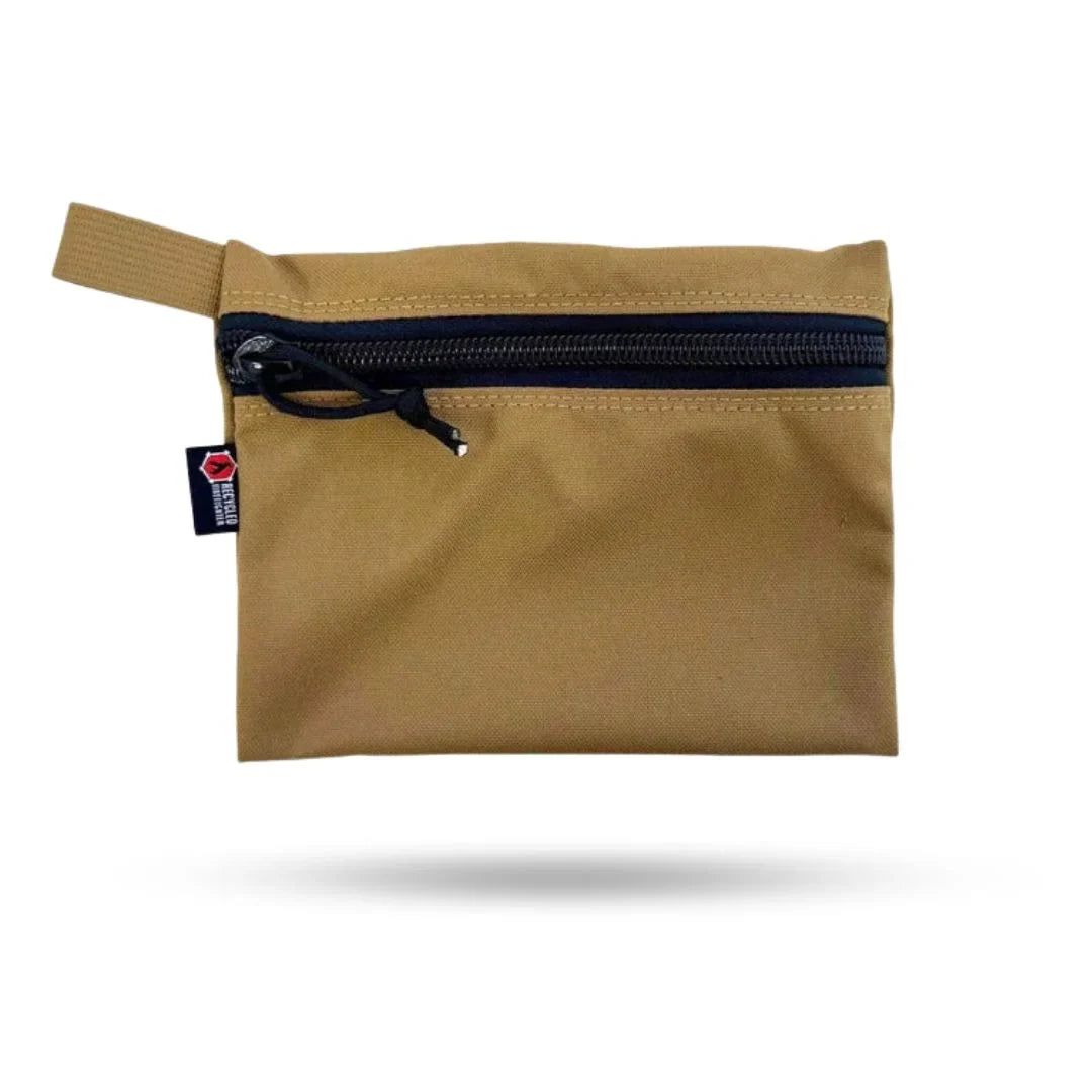 Large Recycled Firefighter Truckie backpack made of durable Cordura Coyote fabric with eco-friendly recycled materials.