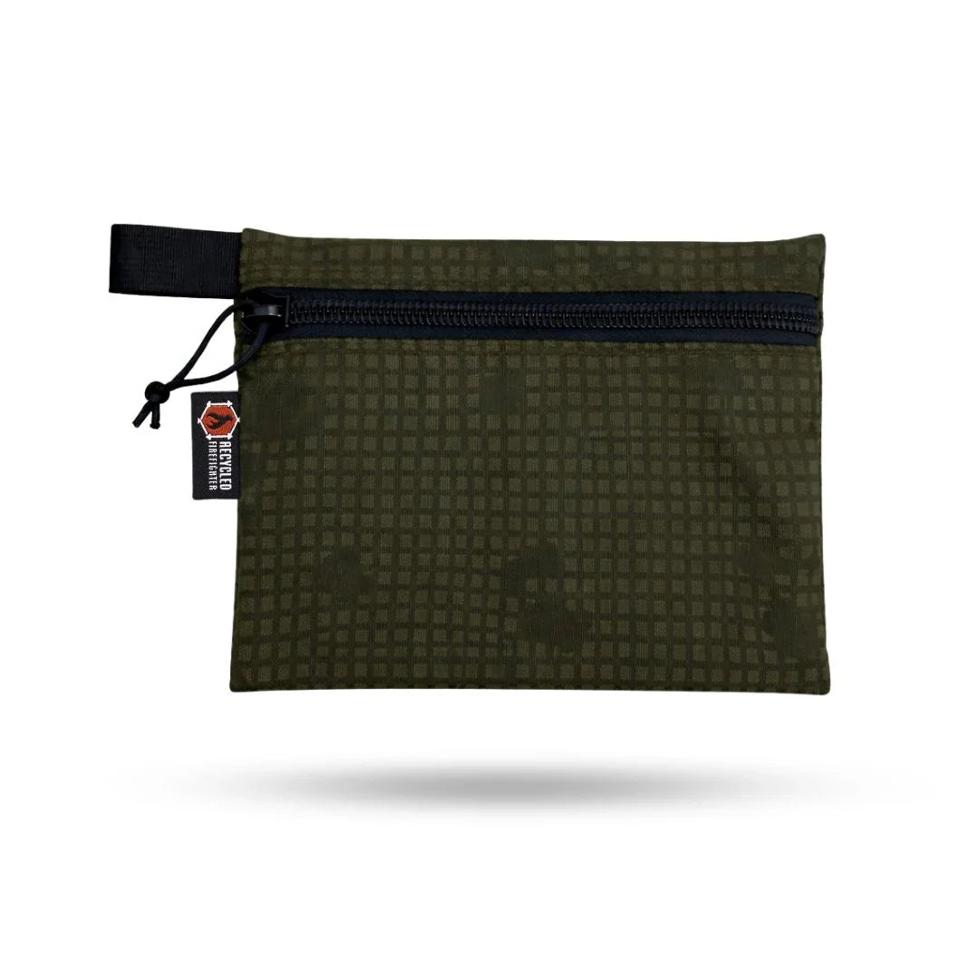Recycled Firefighter Truckie large backpack in desert night camo with durable Cordura fabric, featuring multiple compartments and sturdy straps.