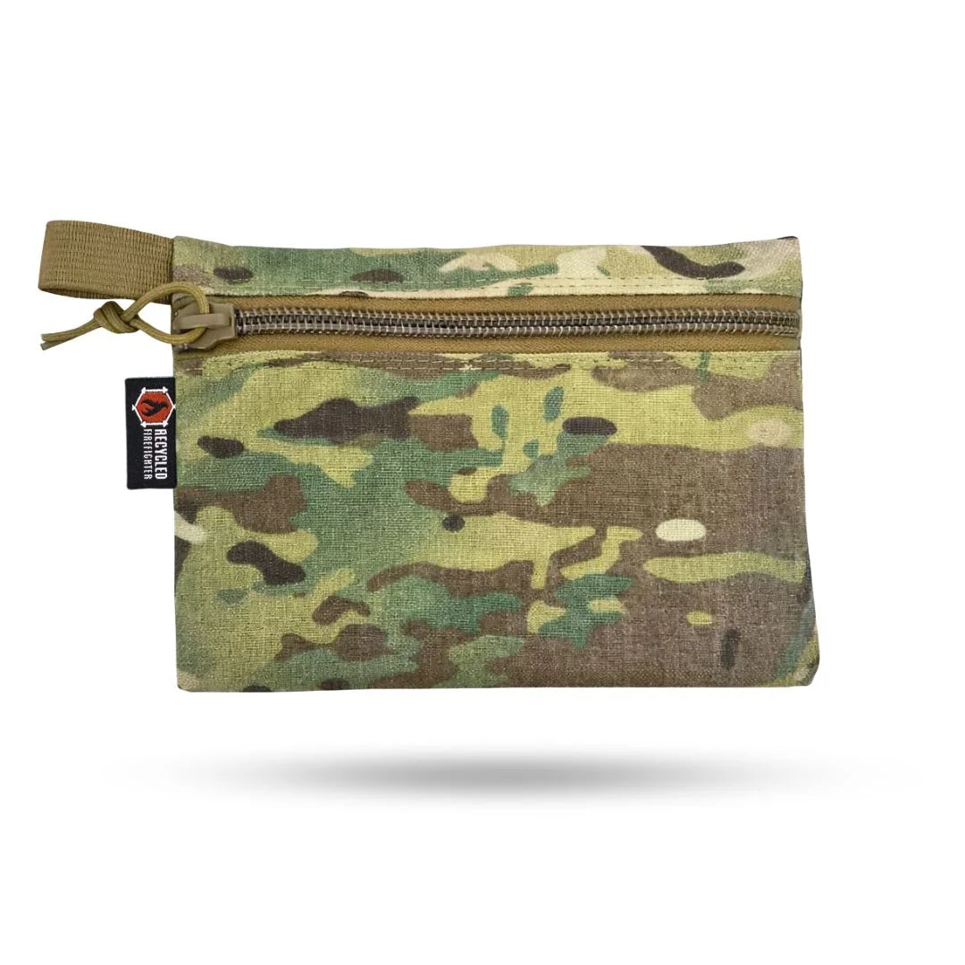 Large Recycled Firefighter Truckie bag made of durable Cordura fabric in Multicam camouflage, designed for outdoor use.