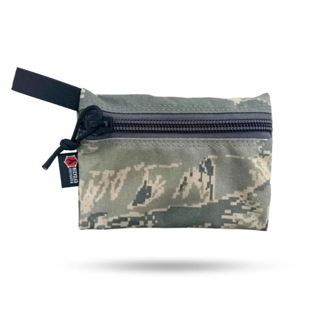 Recycled Firefighter Truckie Medium bag with durable Cordura fabric and digital tiger stripe pattern, designed for everyday use.