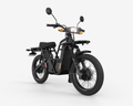 Black Rex E-Bikes 2x2 Adventure Bike e-bike with front and side view, showcasing the rugged design and sturdy frame.