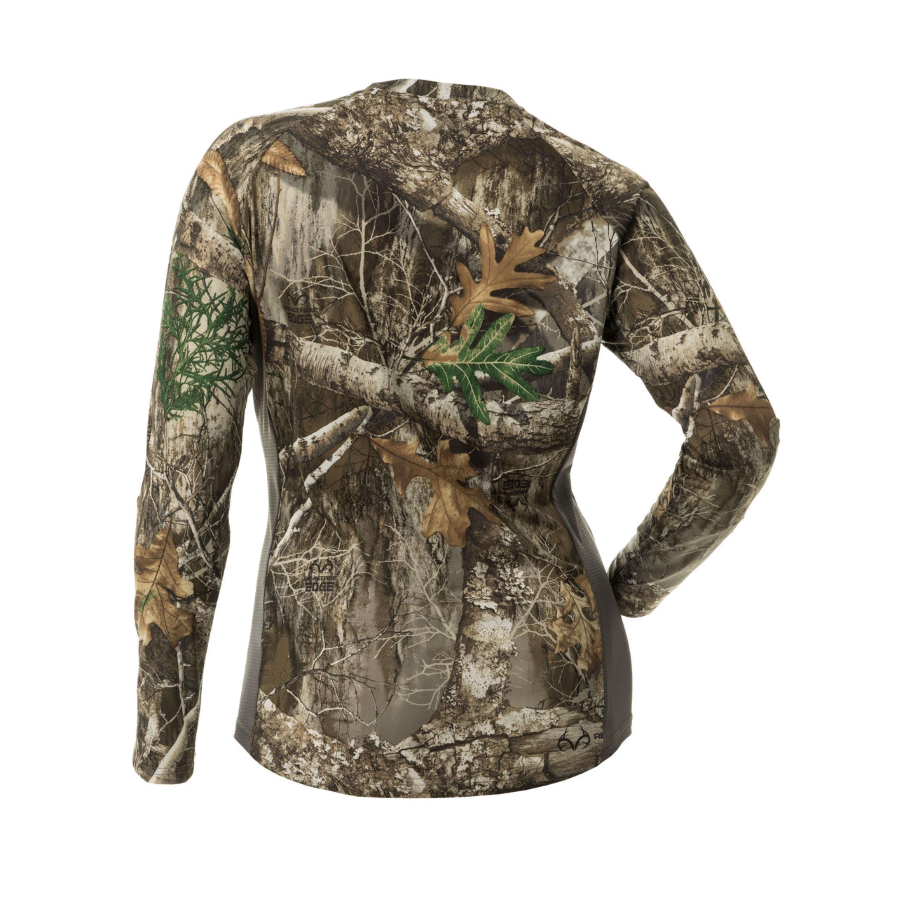 DSG OUTERWEAR ultra lightweight long sleeve shirt with UPF 50+ sun protection, shown from the back with a modern edge design.