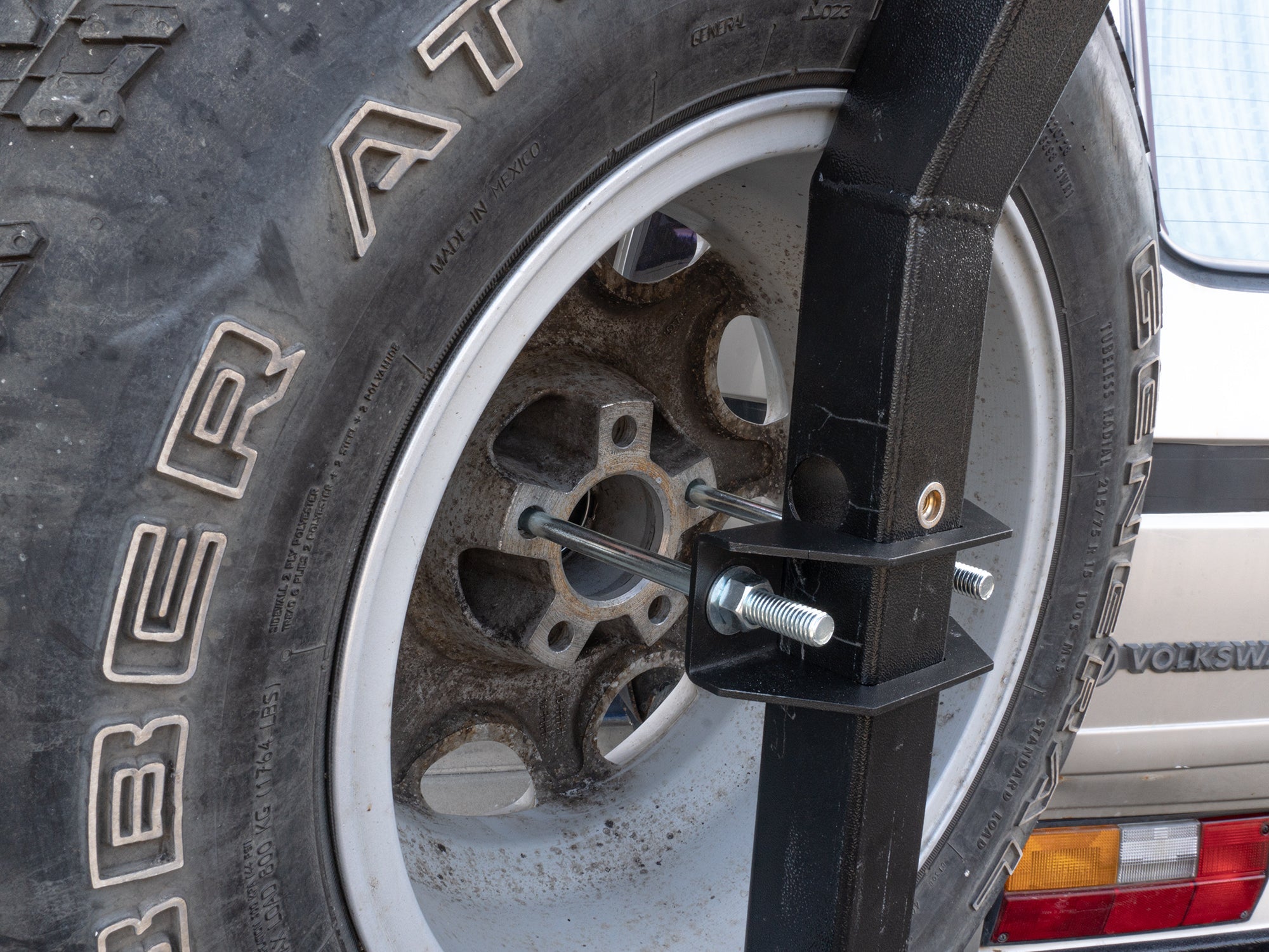 Spare Tire Mount for Universal Carrier - OVERLANDERS Outfitter