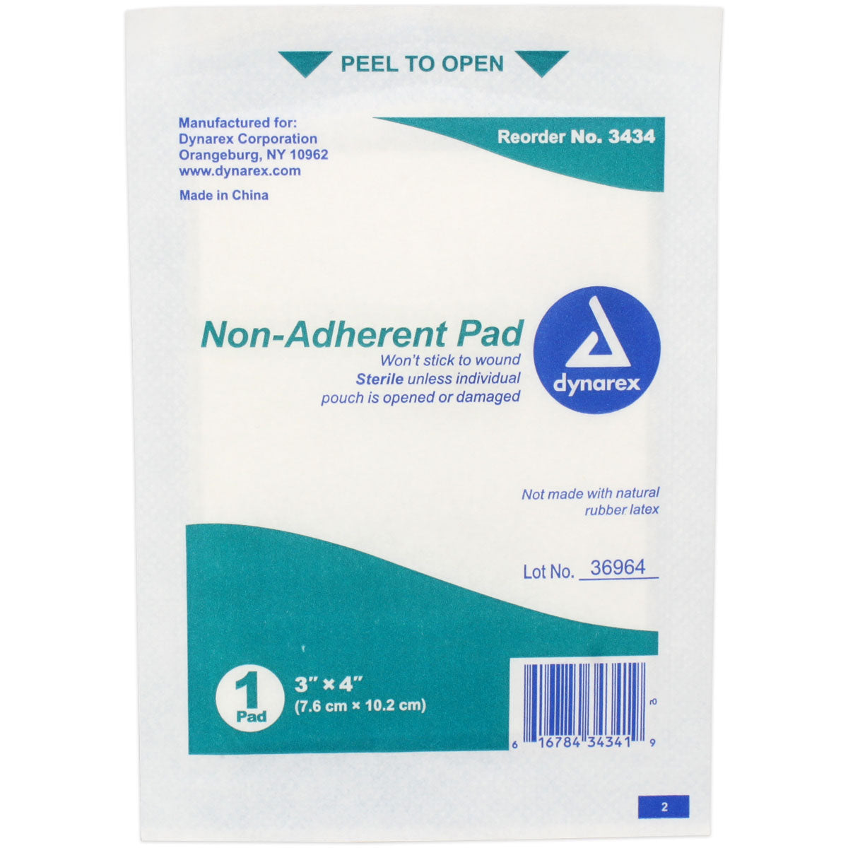 3"x4" Non-Adherent Pad, 50 Per Bag - OVERLANDERS Outfitter