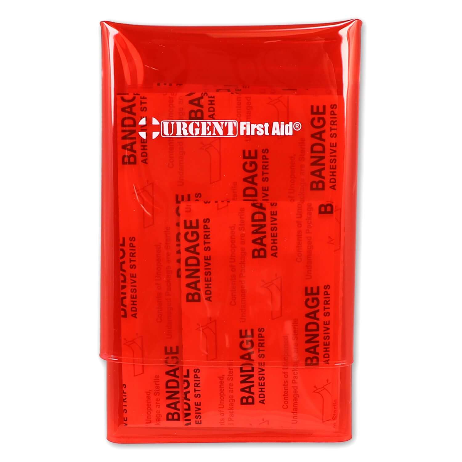 Mini Folding First Aid Pack, Red, Urgent First Aid, 18 Pieces - OVERLANDERS Outfitter