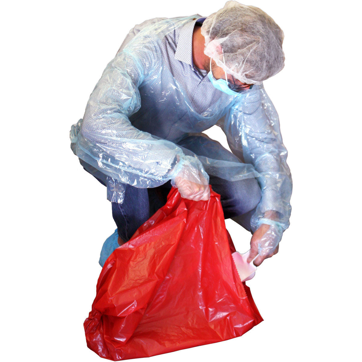 Bleeding management kit with bodily fluid protection and bonus 6-piece CPR kit for rescuer safety, featuring first aid supplies.