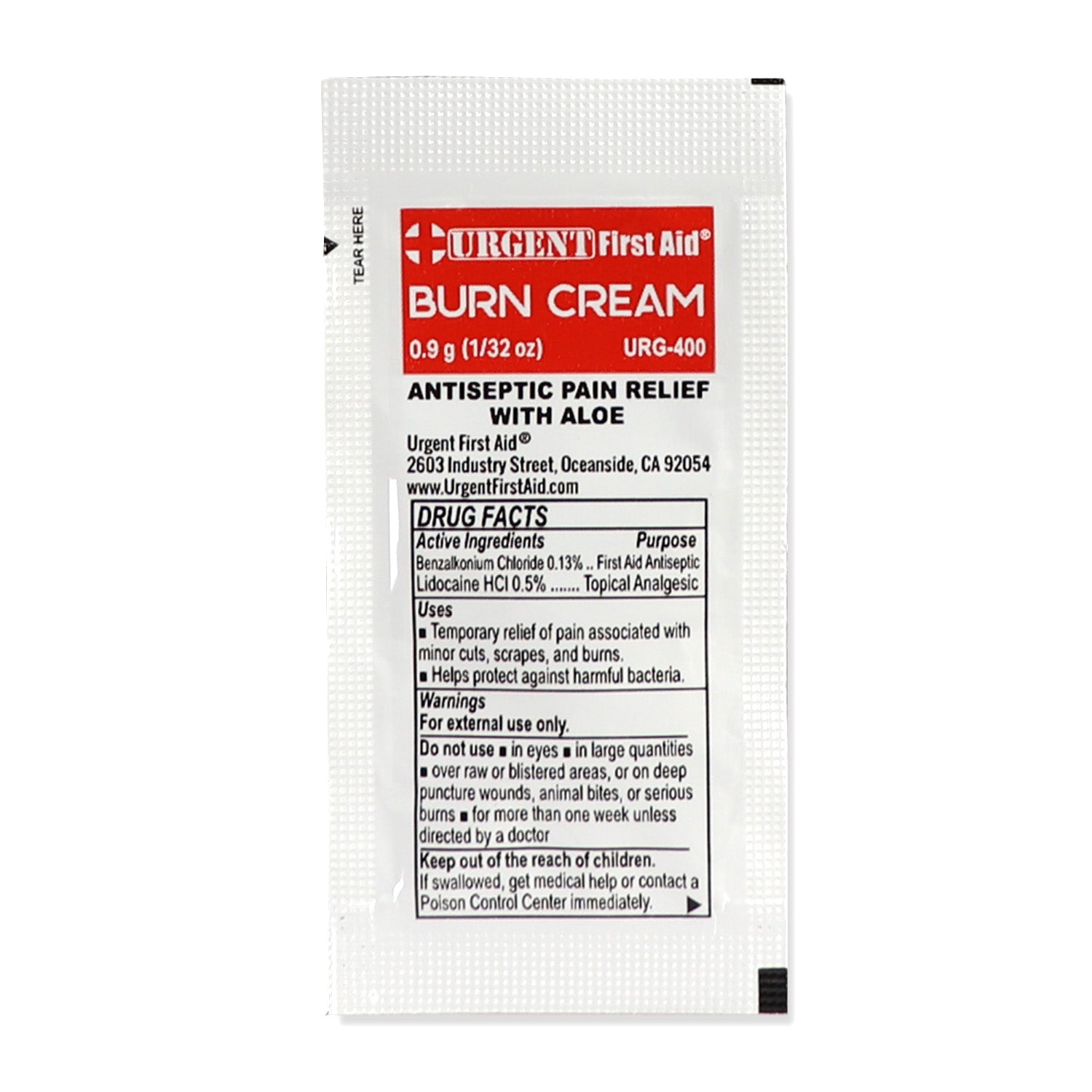 First Aid & Burn Cream .9gram, 25 Packets Per Box - OVERLANDERS Outfitter
