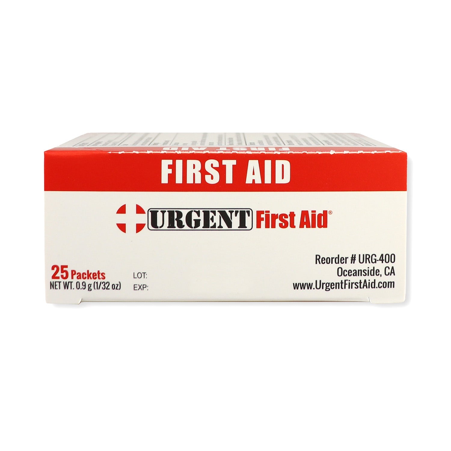 First Aid & Burn Cream .9gram, 25 Packets Per Box - OVERLANDERS Outfitter