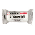 Gauze roll bandage measuring 2 inches by 4.4 yards, used for wound wrapping and first aid, shown in the image.
