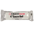 Conforming 4-inch by 4.4-yard stretch gauze roll bandage, ideal for wraps and first aid, shown in a coiled form.