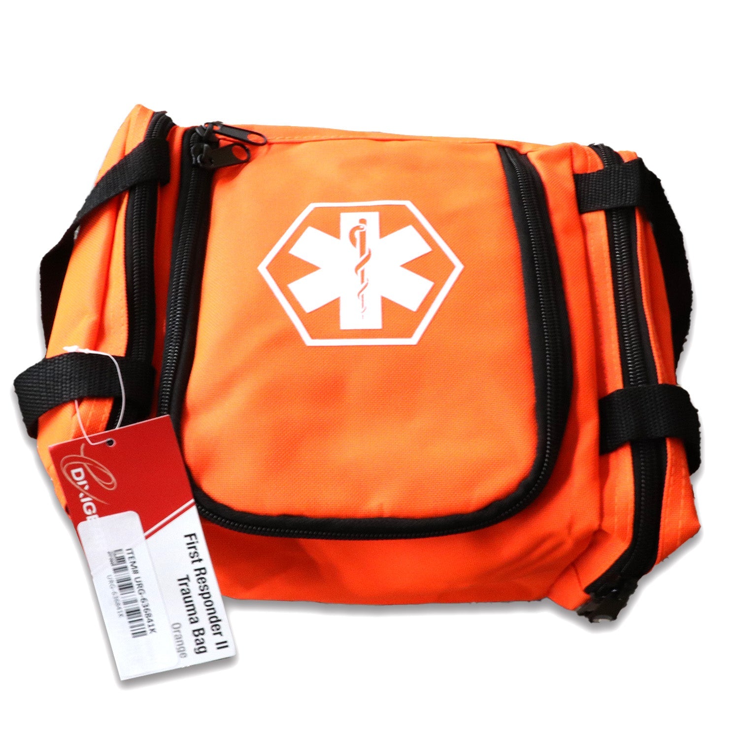 80 Piece First Responder Kit / Jump Bag - Orange - OVERLANDERS Outfitter