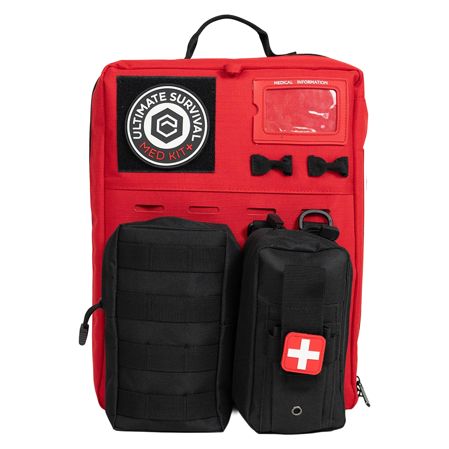 Emerge Survival Ultimate Survival Med Kit with first aid supplies in a compact, portable case for emergency medical needs.