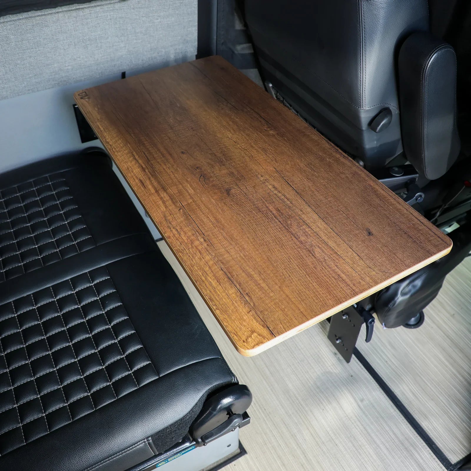 Large universal table top by Canyon Adventure Vans, featuring a sleek design ideal for outdoor and camping use.