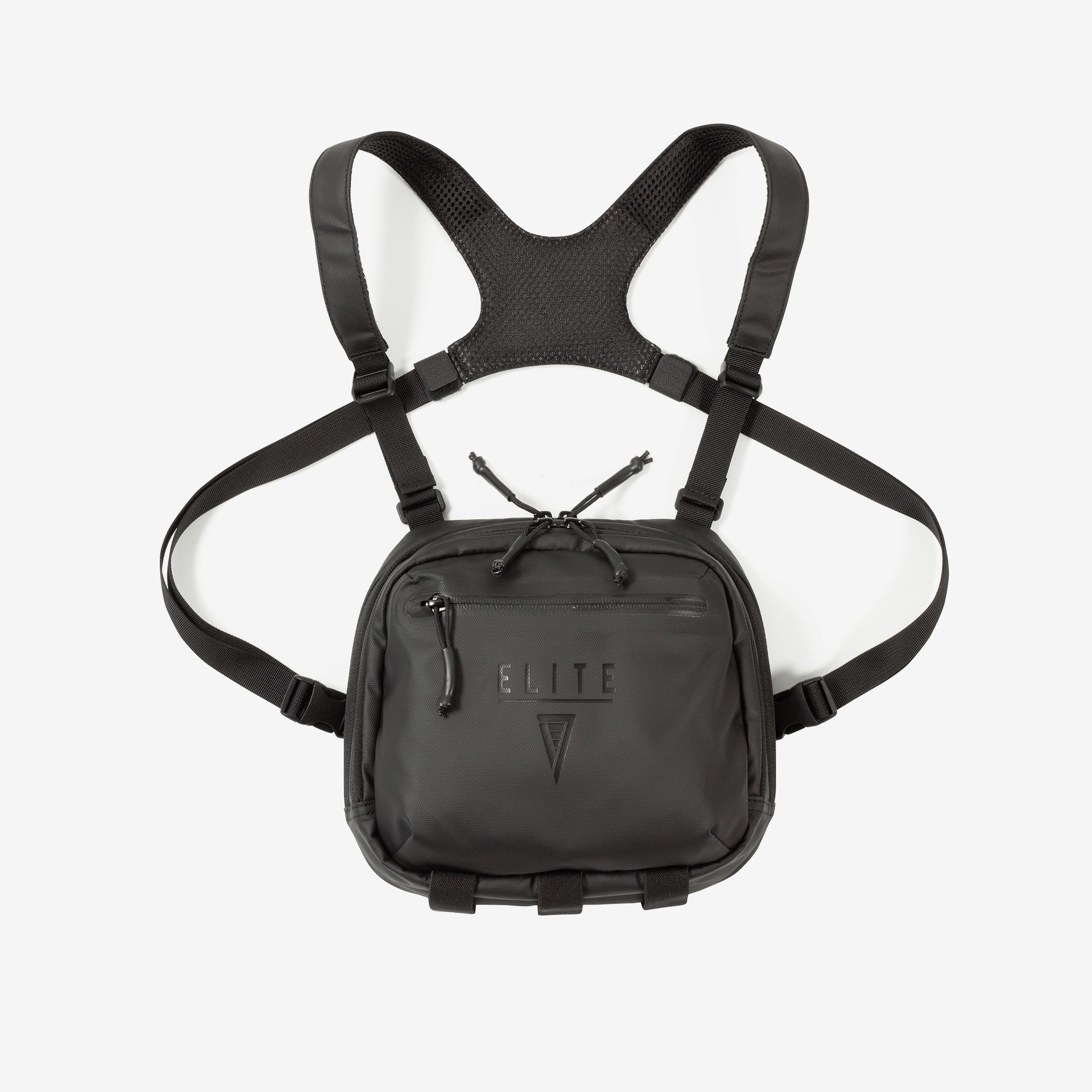 Elite Survival Systems Trailguard chest pack for concealed carry, showing durable concealment pouch with adjustable straps.